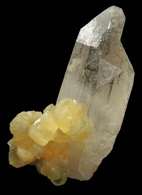 Quartz (Dauphin-law twins) with Muscovite from Galilia, Minas Gerais, Brazil