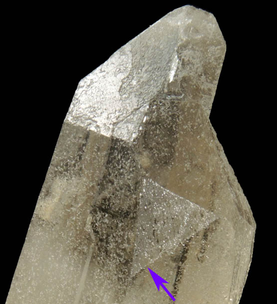 Quartz (Dauphin-law twins) with Muscovite from Galilia, Minas Gerais, Brazil