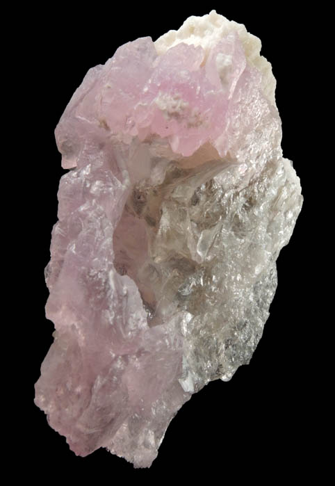 Quartz var. Rose Quartz Crystals from Alto da Pitorra, Laranjeiras, Galilia, Minas Gerais, Brazil