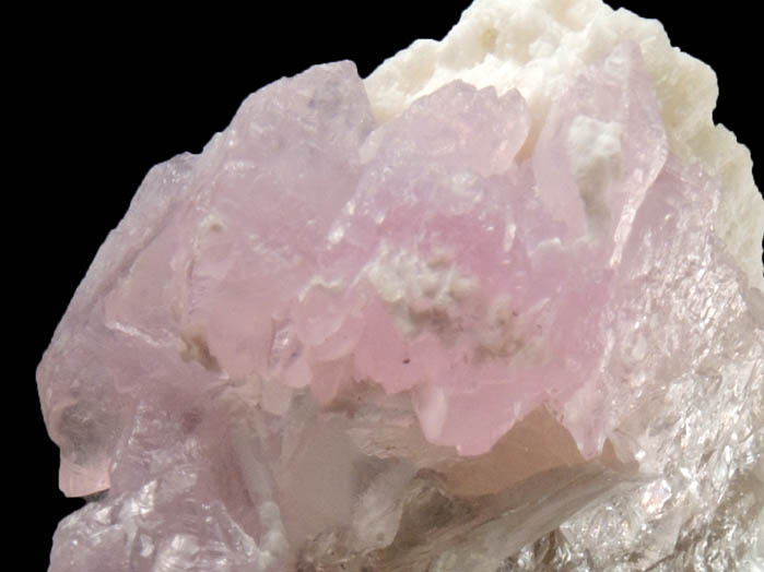 Quartz var. Rose Quartz Crystals from Alto da Pitorra, Laranjeiras, Galilia, Minas Gerais, Brazil