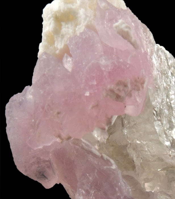 Quartz var. Rose Quartz Crystals from Alto da Pitorra, Laranjeiras, Galilia, Minas Gerais, Brazil