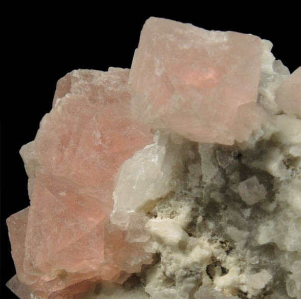 Fluorite (pink) from St. Gotthard Massif, Ticino, Switzerland