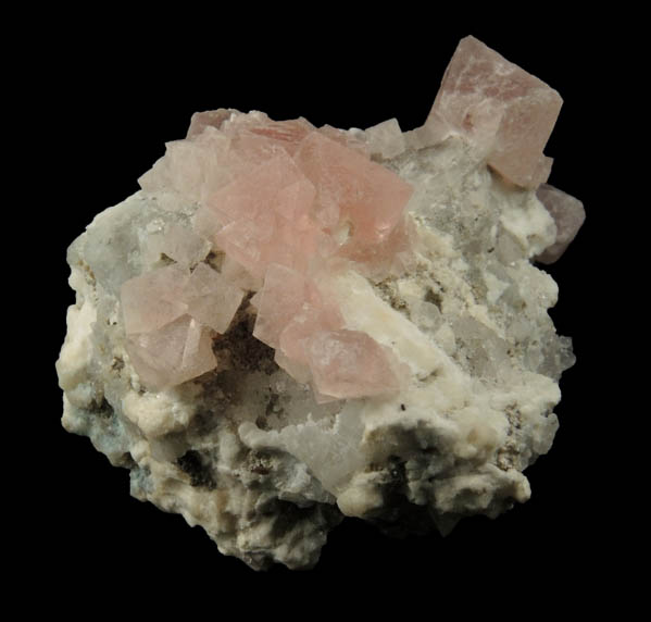 Fluorite (pink) from St. Gotthard Massif, Ticino, Switzerland