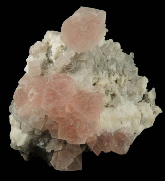 Fluorite (pink) from St. Gotthard Massif, Ticino, Switzerland