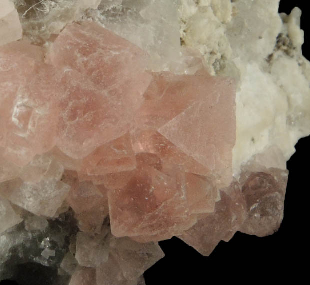 Fluorite (pink) from St. Gotthard Massif, Ticino, Switzerland