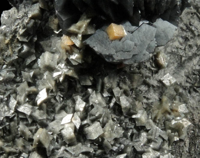 Calcite with Jamesonite inclusions from Herja Mine (Kisbanya), Baia Mare, Maramures, Romania