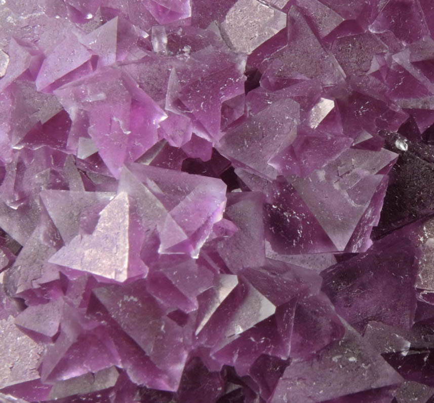 Fluorite over Quartz from De'an Mine, Wushan, Jiangxi Province, China