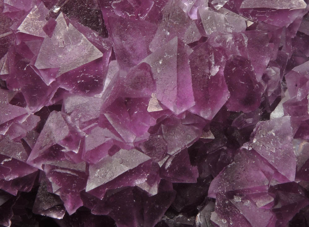 Fluorite over Quartz from De'an Mine, Wushan, Jiangxi Province, China