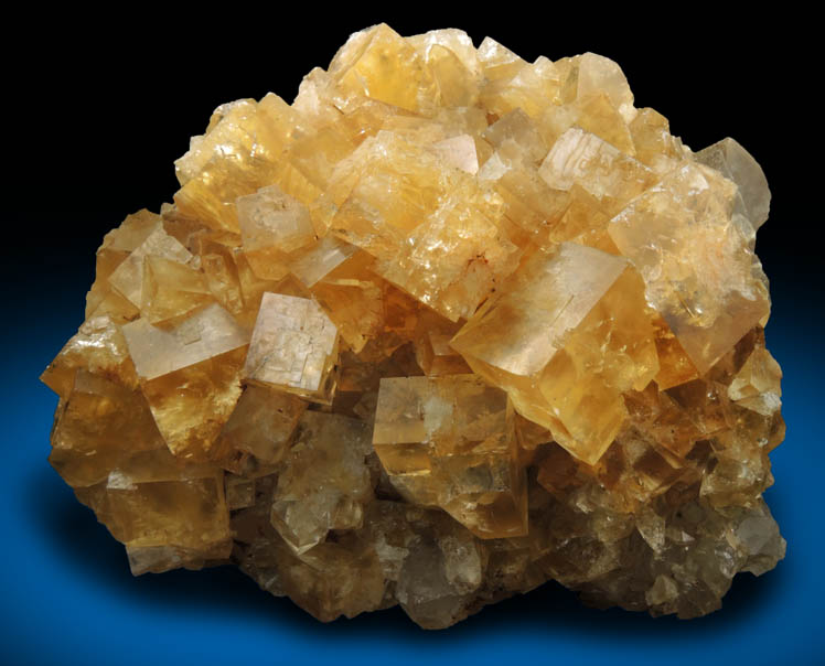 Fluorite (yellow) from Hilton Mine, Scordale, 4 km NE of Hilton, Cumbria, England