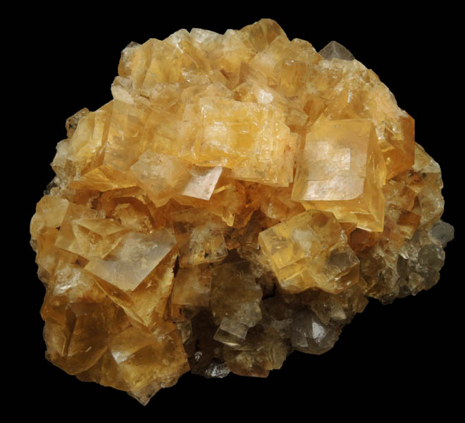 Fluorite (yellow) from Hilton Mine, Scordale, 4 km NE of Hilton, Cumbria, England
