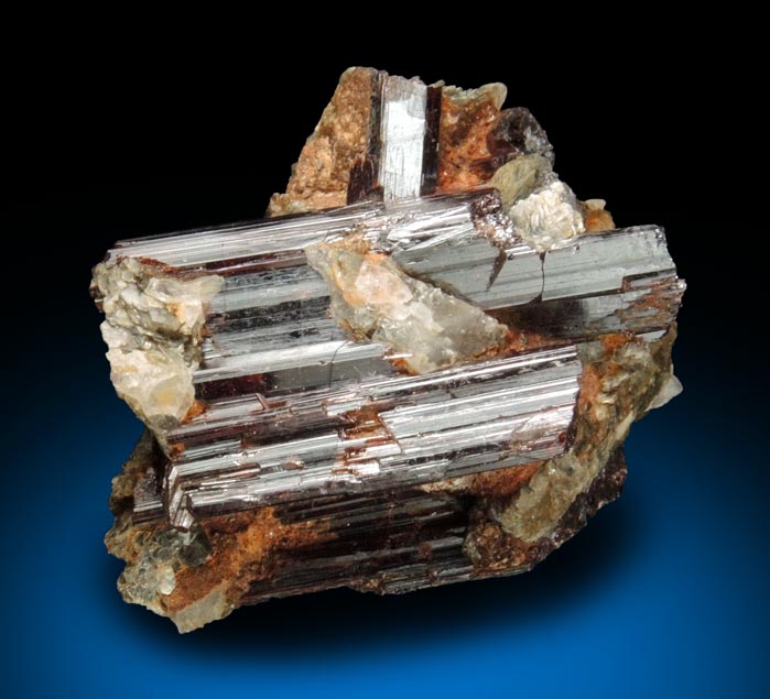 Rutile (rare occurrence) from Onganja Mine, Seeis, Khomas, Namibia