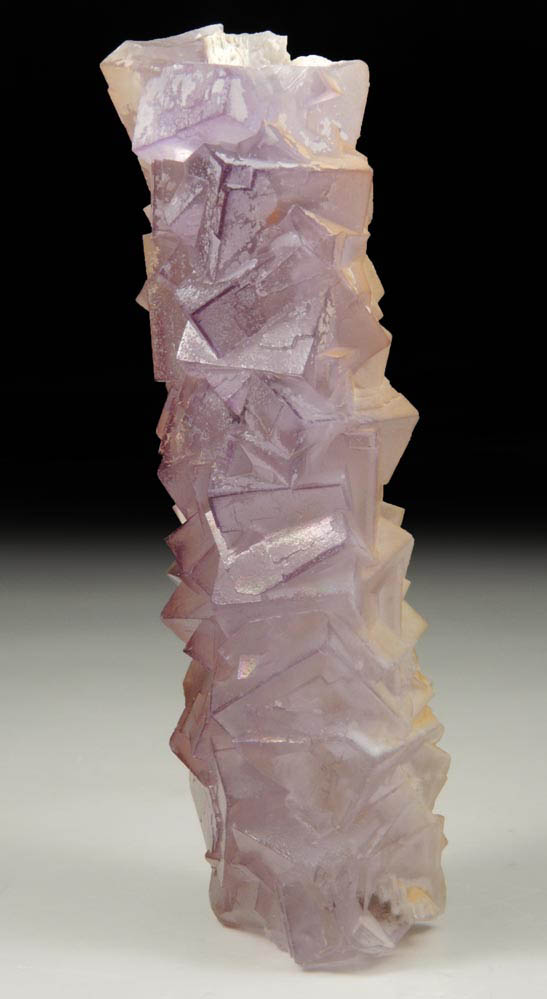 Fluorite (stalactitic formation that formed over Stibnite) from Weishan, Dali Autonomous Prefecture, Yunnan, China