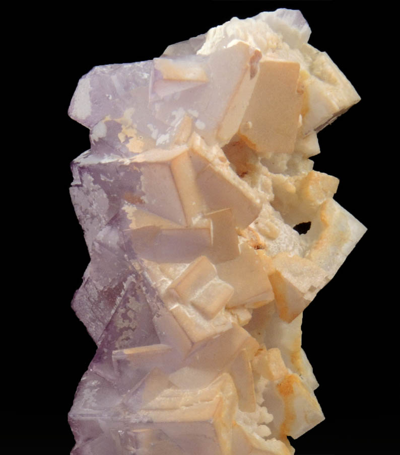 Fluorite (stalactitic formation that formed over Stibnite) from Weishan, Dali Autonomous Prefecture, Yunnan, China