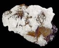 Barite on Fluorite from Cave-in-Rock District, Hardin County, Illinois