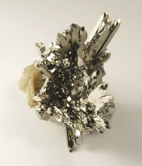 Pyrite with Siderite from Panasqueira Mine, Barroca Grande, 21 km. west of Fundao, Castelo Branco, Portugal