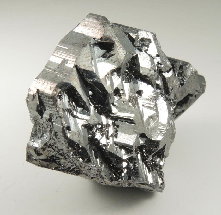 Bournonite (cyclic twinned crystals) with Boulangerite micros from Yaogangxian Mine, 32 km southeast of Chenzhou, Hunan, China