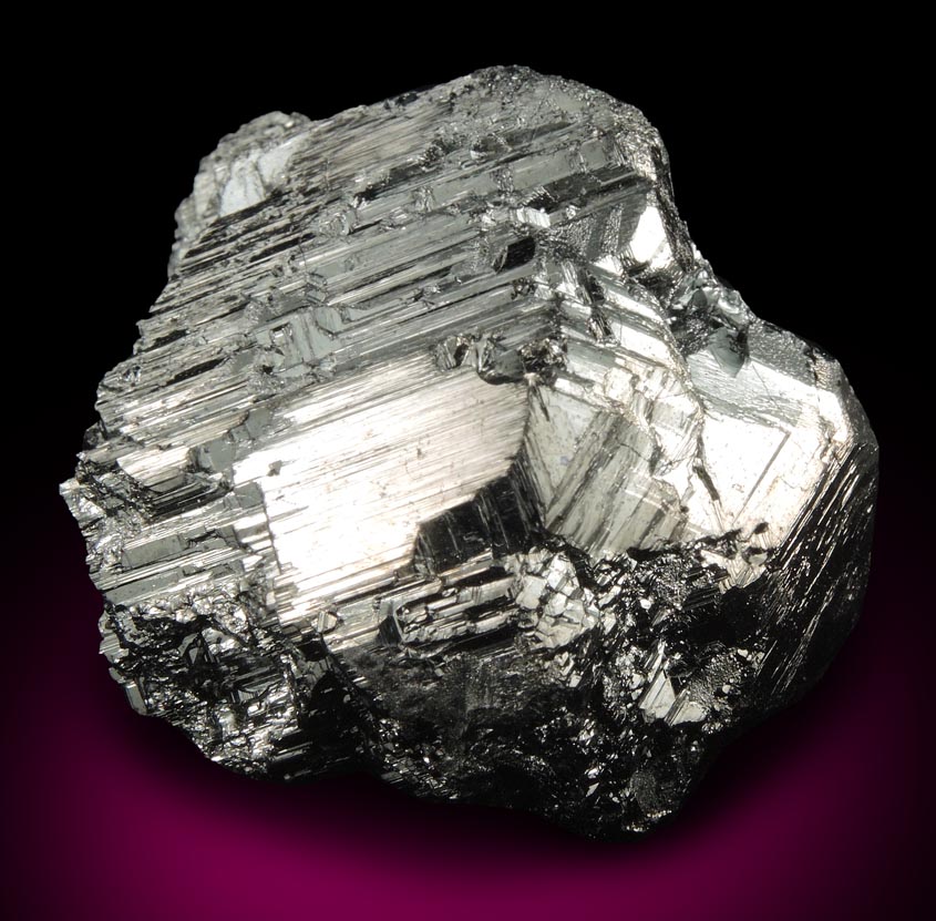 Bournonite (twinned crystals) from Yaogangxian Mine, 32 km southeast of Chenzhou, Hunan, China