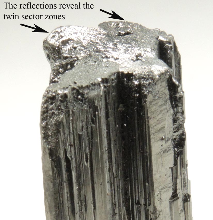 Bournonite (doubly terminated complexly twinned crystals) from Yaogangxian Mine, 32 km southeast of Chenzhou, Hunan, China