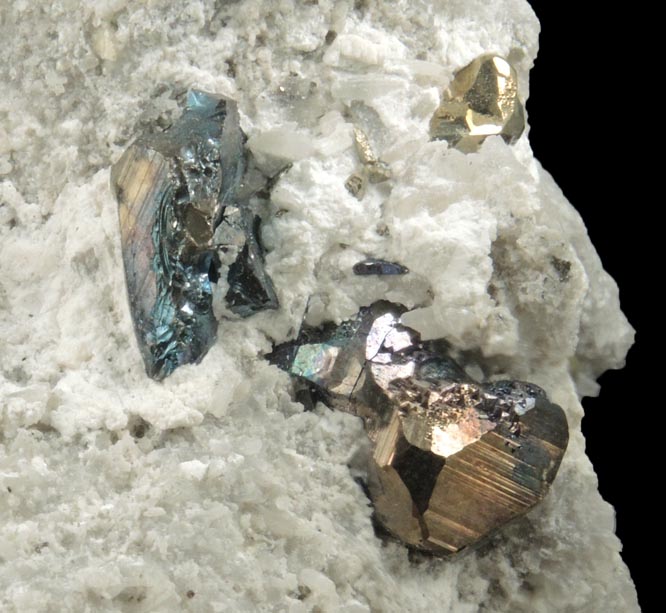 Pyrite with Chalcocite coating plus Quartz from Milpillas Mine, Cuitaca, Sonora, Mexico