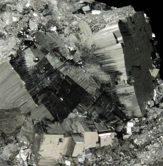 Bixbyite from N'Chwaning II Mine, Kalahari Manganese Field, Northern Cape Province, South Africa