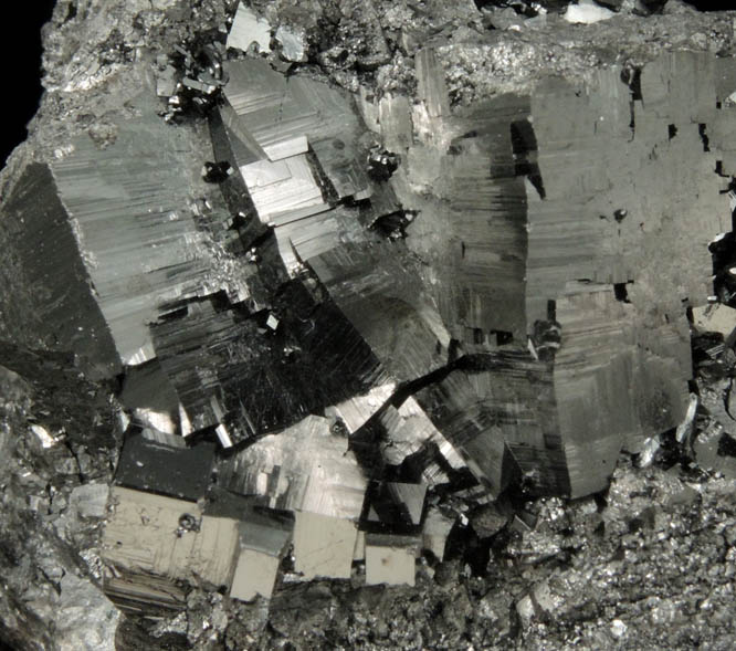 Bixbyite from N'Chwaning II Mine, Kalahari Manganese Field, Northern Cape Province, South Africa