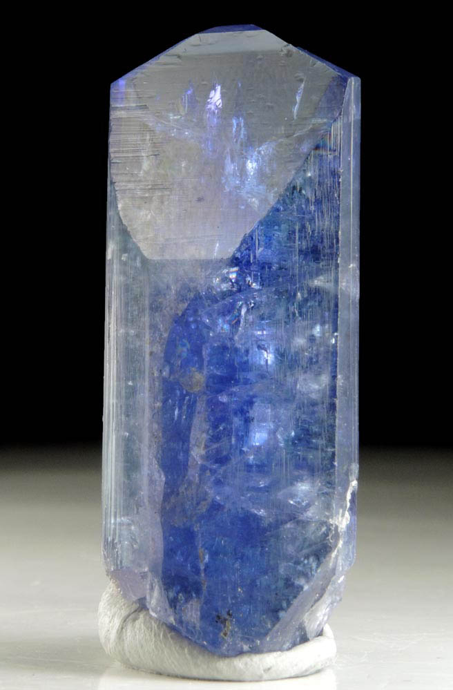 Tanzanite (blue-violet gem variety of Zoisite) from Karo Mine, Merelani Hills, western slope of Lelatama Mountains, Arusha Region, Tanzania (Type Locality for Tanzanite)