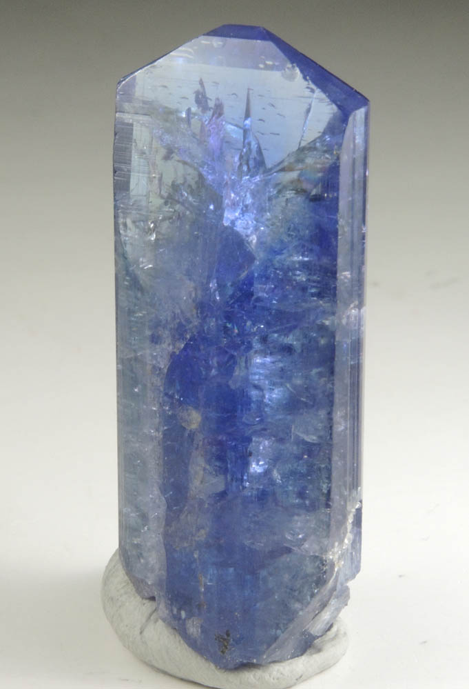 Tanzanite (blue-violet gem variety of Zoisite) from Karo Mine, Merelani Hills, western slope of Lelatama Mountains, Arusha Region, Tanzania (Type Locality for Tanzanite)