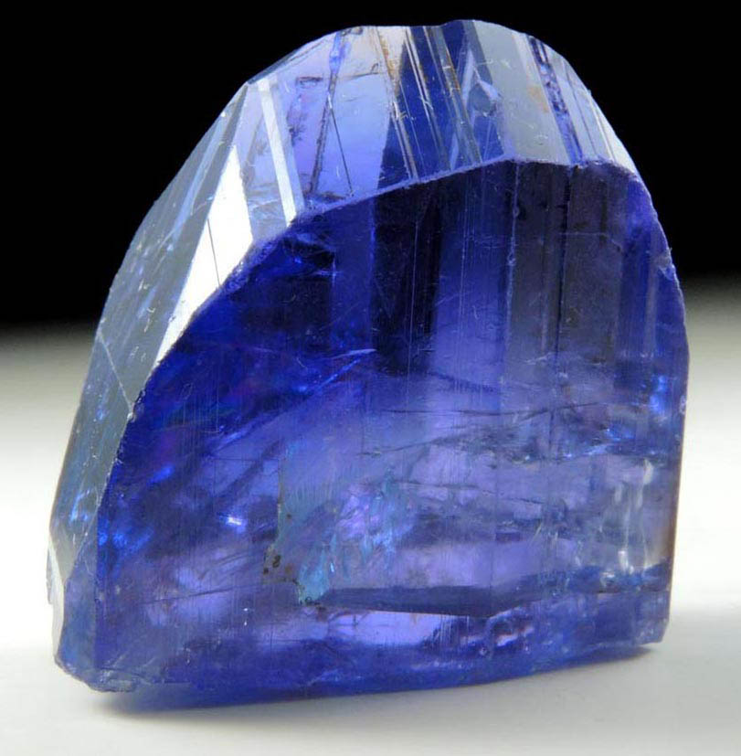 Tanzanite (blue-violet gem variety of Zoisite) from Merelani Hills, western slope of Lelatama Mountains, Arusha Region, Tanzania (Type Locality for Tanzanite)