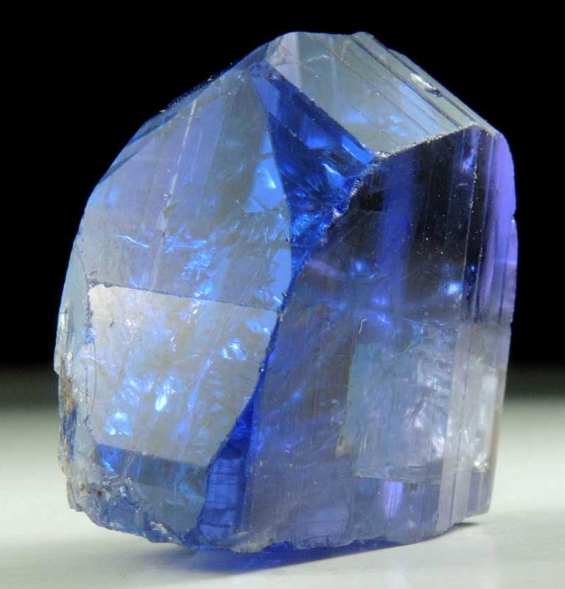 Tanzanite (blue-violet gem variety of Zoisite) from Merelani Hills, western slope of Lelatama Mountains, Arusha Region, Tanzania (Type Locality for Tanzanite)