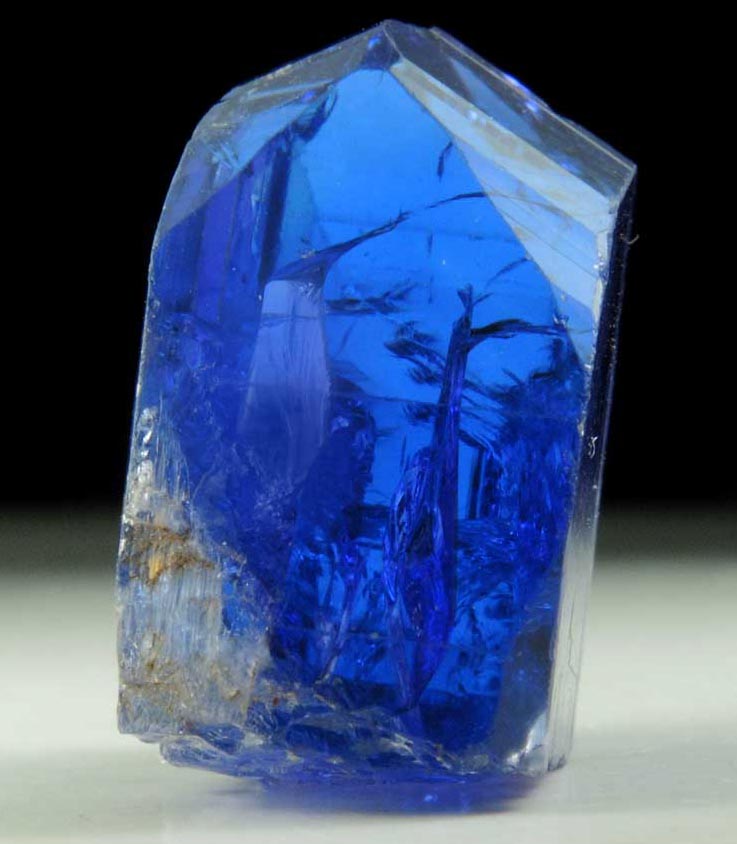 Tanzanite (blue-violet gem variety of Zoisite) from Merelani Hills, western slope of Lelatama Mountains, Arusha Region, Tanzania (Type Locality for Tanzanite)