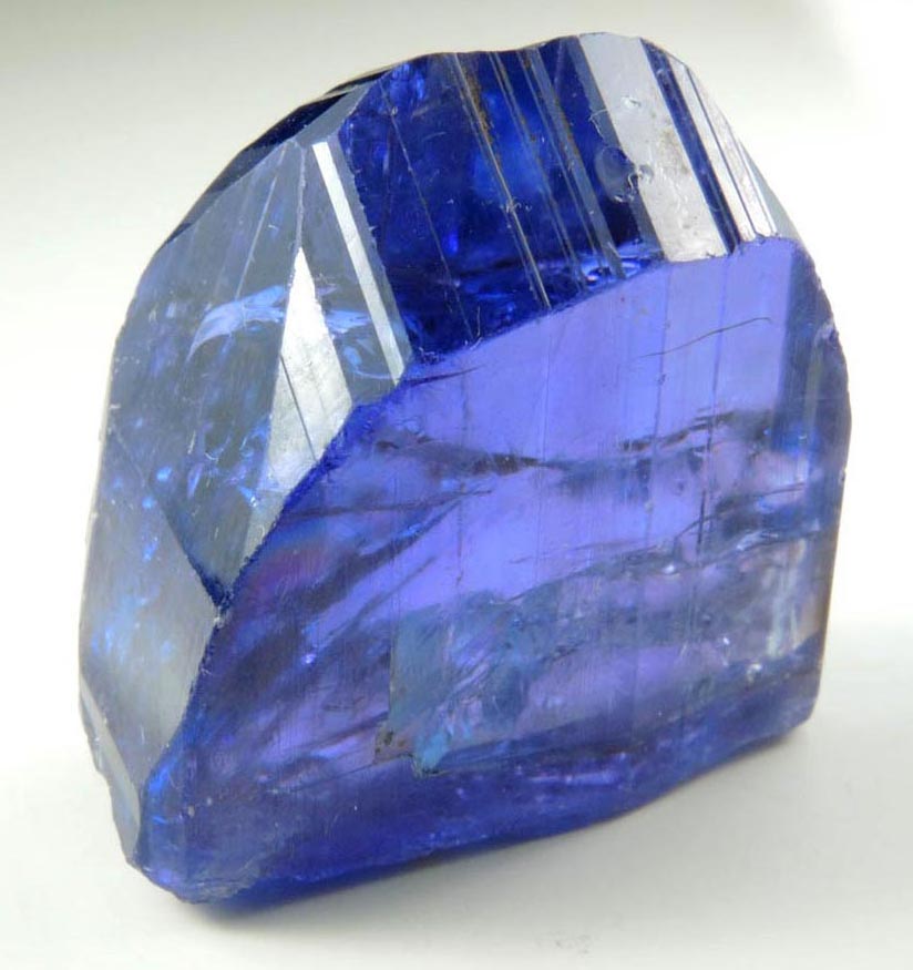 Tanzanite (blue-violet gem variety of Zoisite) from Merelani Hills, western slope of Lelatama Mountains, Arusha Region, Tanzania (Type Locality for Tanzanite)