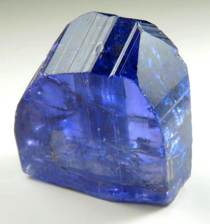 Tanzanite (blue-violet gem variety of Zoisite) from Merelani Hills, western slope of Lelatama Mountains, Arusha Region, Tanzania (Type Locality for Tanzanite)