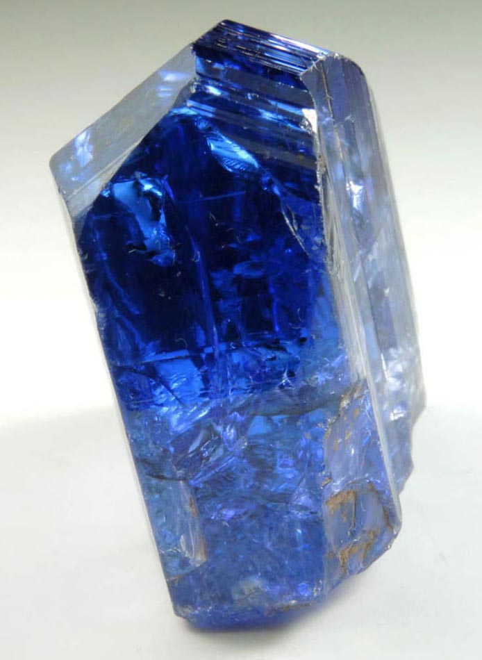 Tanzanite (blue-violet gem variety of Zoisite) from Merelani Hills, western slope of Lelatama Mountains, Arusha Region, Tanzania (Type Locality for Tanzanite)