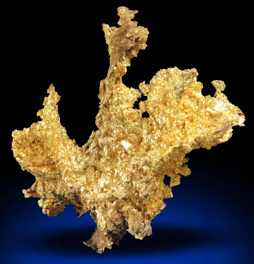 Gold from Coulterville-Mariposa region, Mother Lode Belt, Mariposa County, California