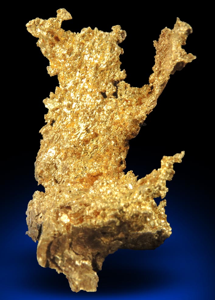 Gold from Coulterville-Mariposa region, Mother Lode Belt, Mariposa County, California