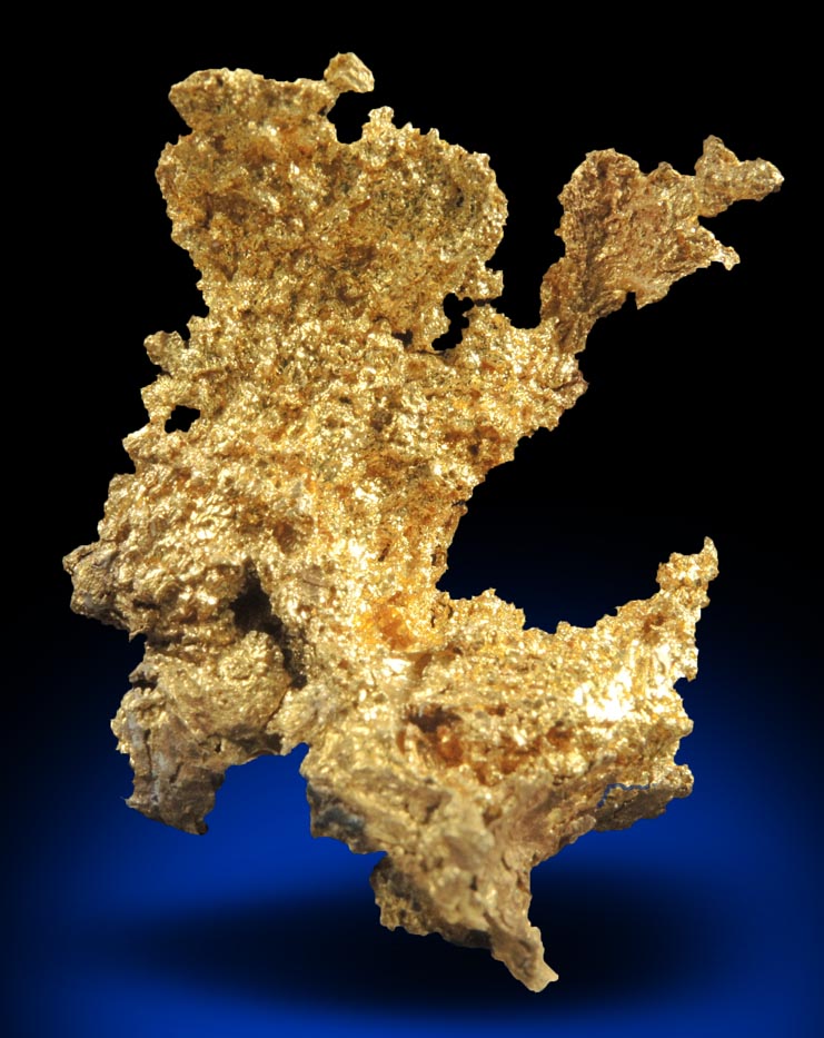 Gold from Coulterville-Mariposa region, Mother Lode Belt, Mariposa County, California