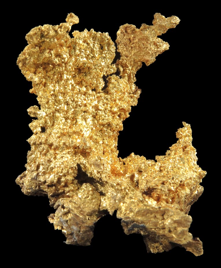 Gold from Coulterville-Mariposa region, Mother Lode Belt, Mariposa County, California