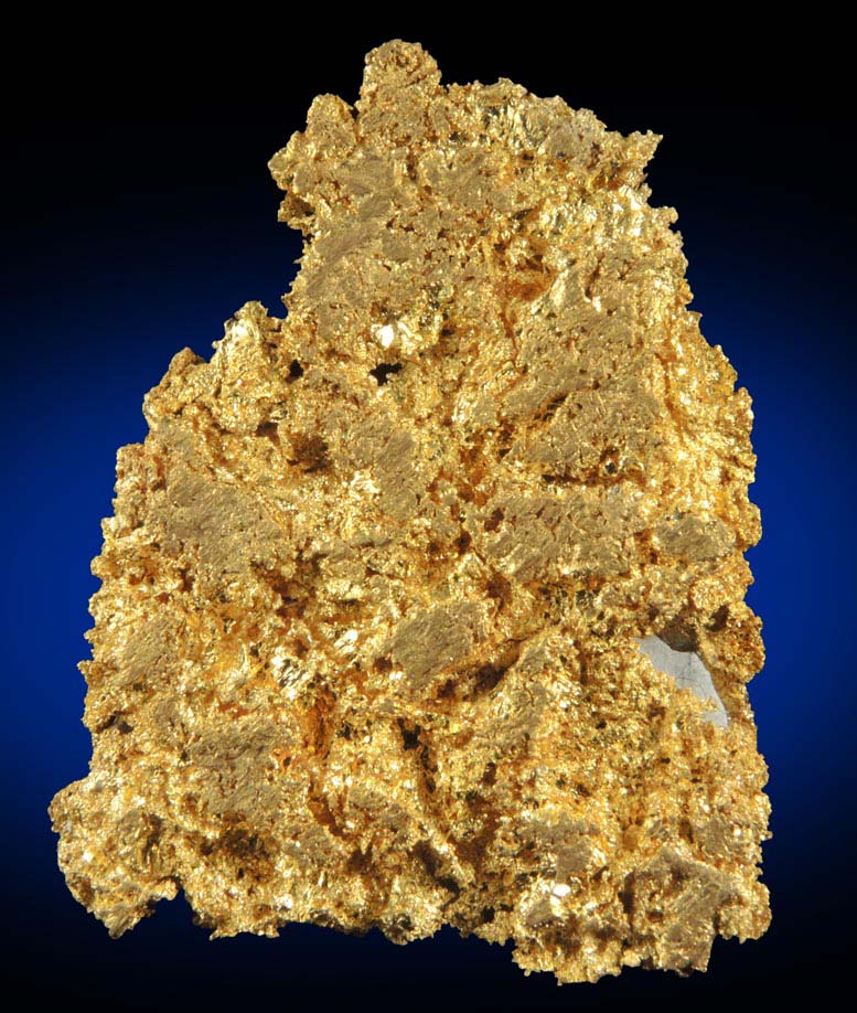 Gold (native gold) on Quartz from Mother Lode Belt, Tuolumne County, California