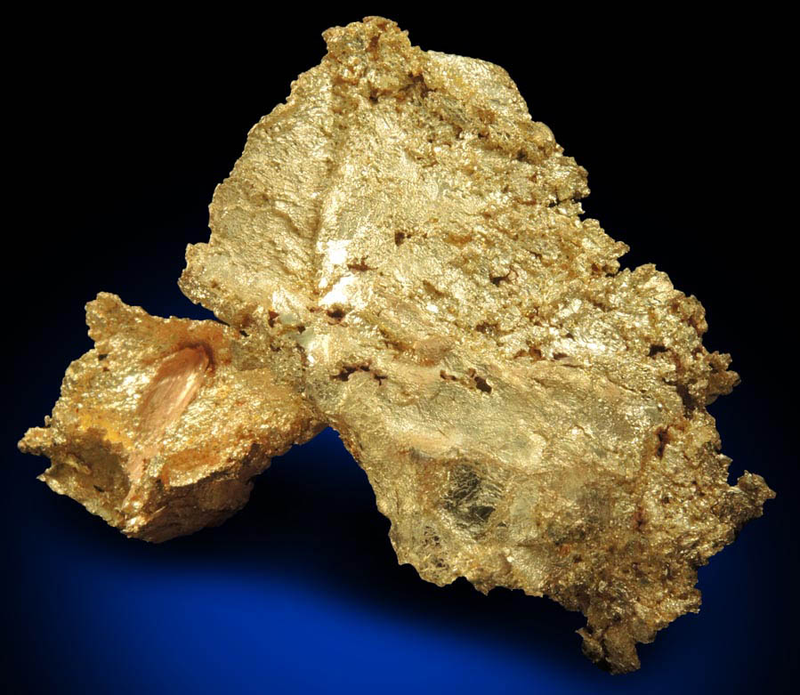 Gold from Bald Mountain, Sonora District, Tuolumne County, California