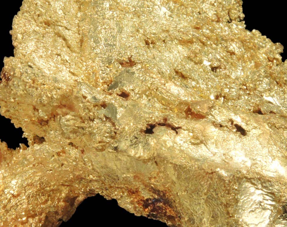 Gold from Bald Mountain, Sonora District, Tuolumne County, California