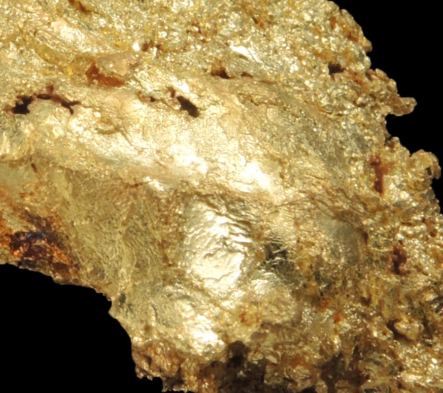 Gold from Bald Mountain, Sonora District, Tuolumne County, California