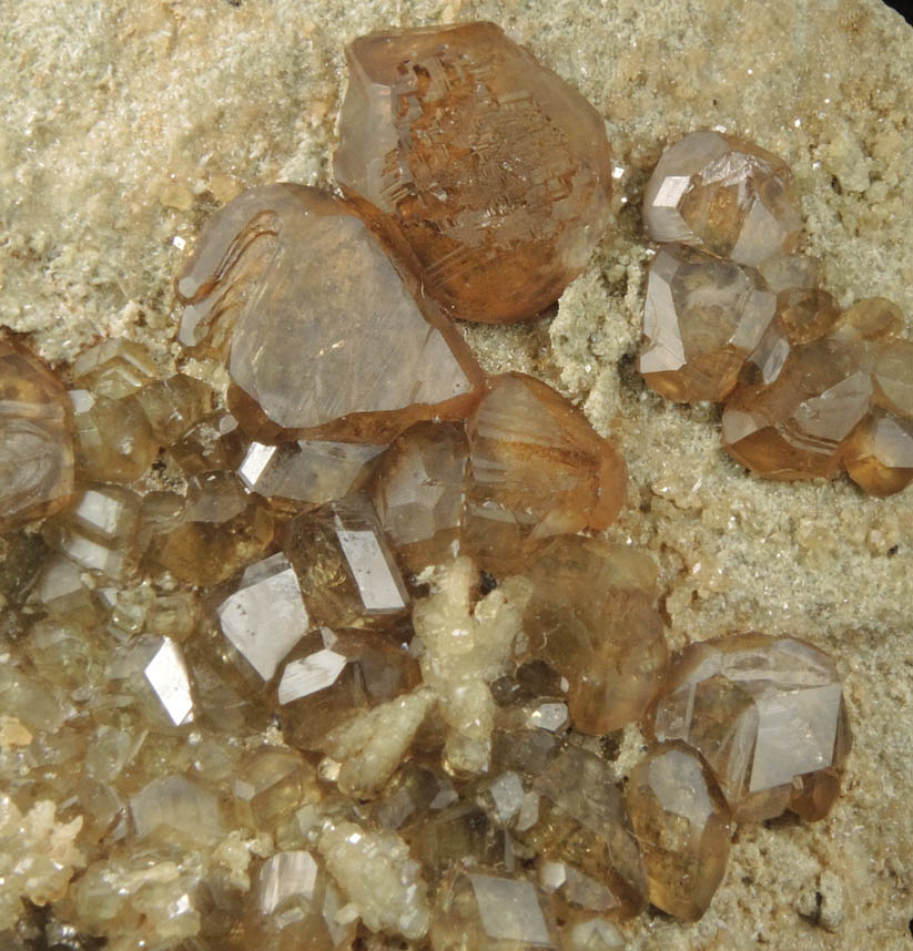 Andradite var. Demantoid Garnet from Antetezambato, Ambanja, Antsiranana Province, Madagascar