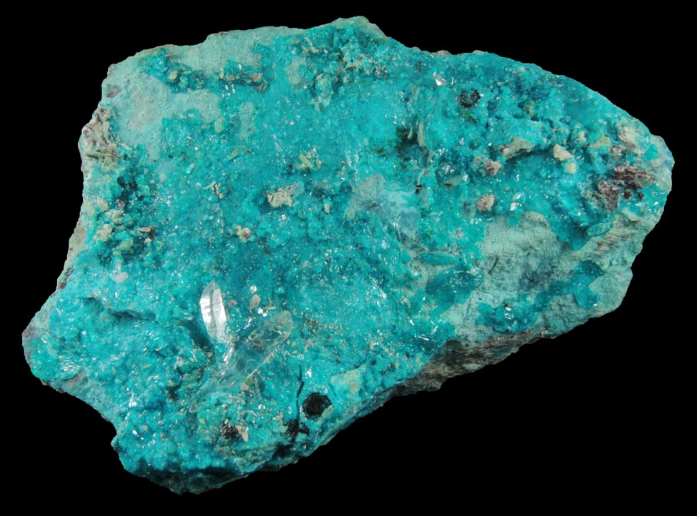 Dioptase and Chrysocolla with Quartz from Milpillas Mine, Cuitaca, Sonora, Mexico