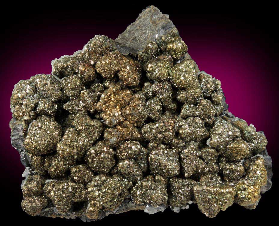 Pyrite over Galena from Buick Mine, Bixby, Viburnum Trend, Iron County, Missouri