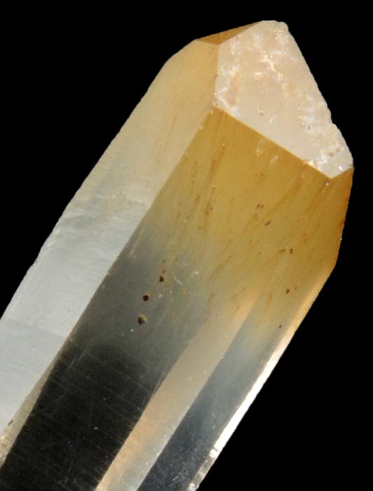 Quartz with Halloysite inclusions from Cabiche, 12 km southwest of Otanche, Qupama, Boyac, Colombia