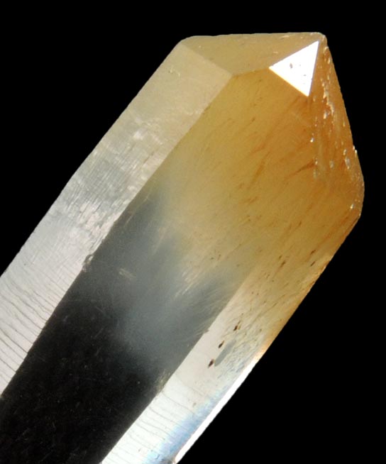 Quartz with Halloysite inclusions from Cabiche, 12 km southwest of Otanche, Qupama, Boyac, Colombia