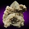 Fluorite on Calcite from Old Mine Plaza, Trumbull, Fairfield County, Connecticut