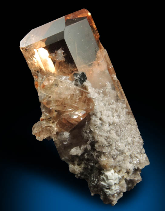 Topaz with rhyolite inclusions from Thomas Range, Juab County, Utah