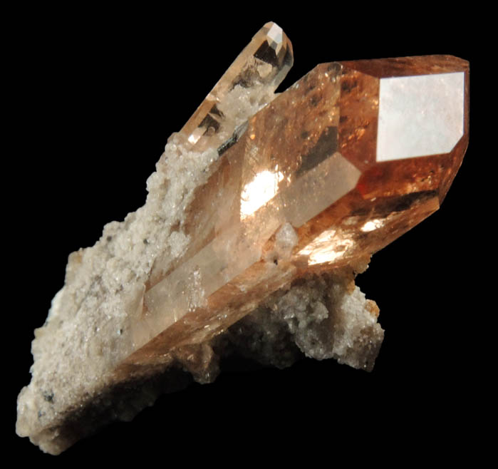 Topaz with rhyolite inclusions from Thomas Range, Juab County, Utah