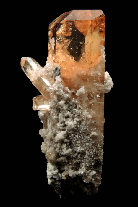 Topaz with rhyolite inclusions from Thomas Range, Juab County, Utah